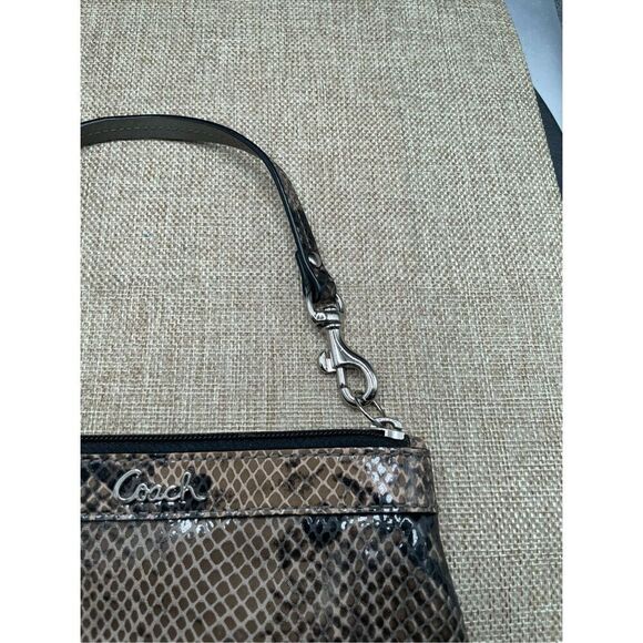 Coach Snake Print Wristlet - Picture 11 of 15
